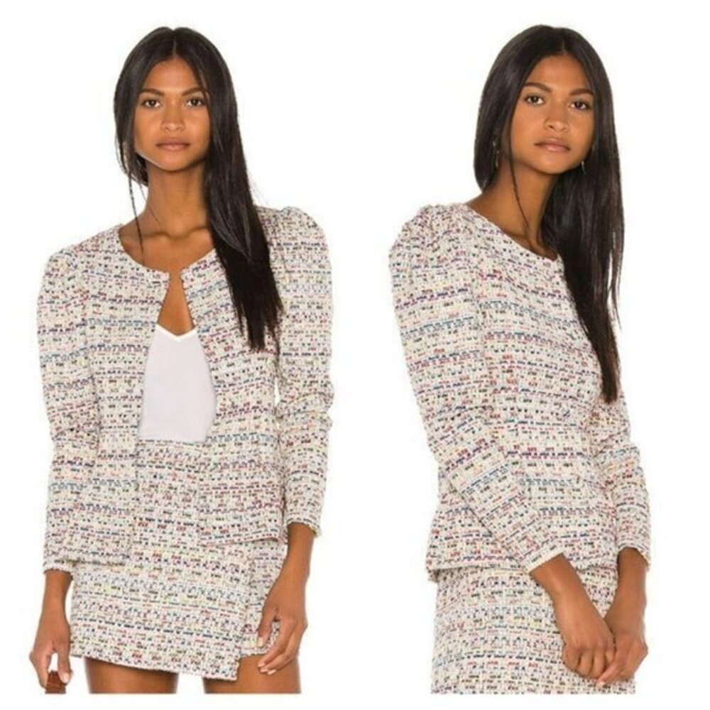 Song of Style Elma Jacket Top - Rainbow Multi